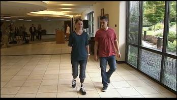 Former Marine who contracted flesh-eating bacteria on the mend