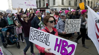 Massive crowd protests Trump, anti-LGBT law in North Carolina