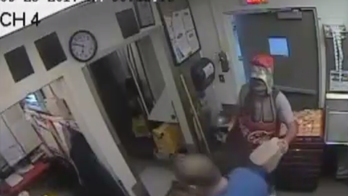 Restaurant robbed by gun-wielding thief in Coca-Cola costume