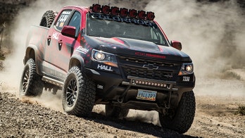 The Chevrolet Colorado is going on and off-road racing