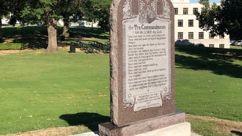 Ten Commandments monument installed at Arkansas Capitol