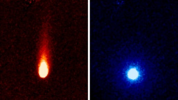NASA photos show gas bursting from potential 'comet of the century'