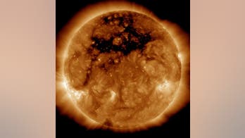 Giant 'hole' in Sun is 50 Earths wide