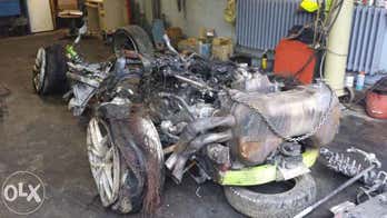 World famous wrecked Lamborghini listed for sale