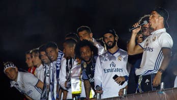 Watch Cristiano Ronaldo and Real Madrid sing after La Liga win, take shots at Barcelona