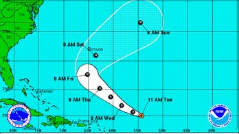Tropical Storm Lisa strengthening slightly in the Atlantic