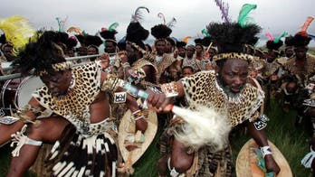 In South Africa, conservationists offer fake leopard hides