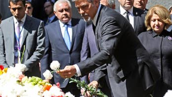 Clooney joins Armenians to mark anniversary of massacre