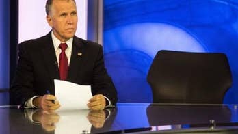 Republican Tillis is lone NC Senate candidate on live program intially billed as debate