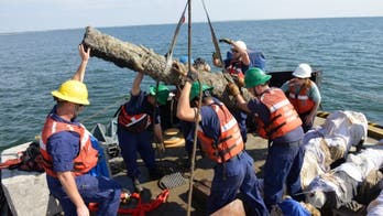 Archaeologists recover 5 cannons from wreck of Blackbeard's ship