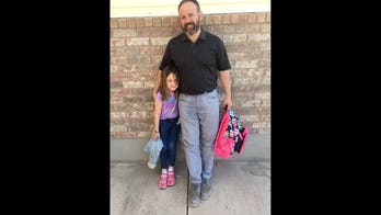 Dad's response to daughter's pants-wetting accident at school goes viral