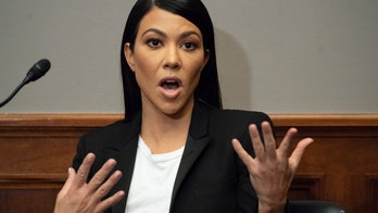 Kourtney Kardashian appears on Capitol Hill in a crop top to talk cosmetics regulations