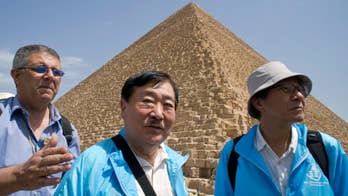 Lab opens at Egypt's pyramids to restore pharaonic boat