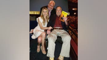 George H.W. Bush sees 'Hamilton' in Houston, wears socks inspired by musical