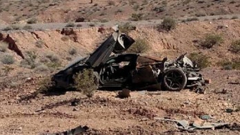 Nevada police find wrecked $300,000 McLaren supercar in the desert, but no one with it