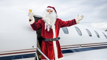 Santa Claus passes airport security check