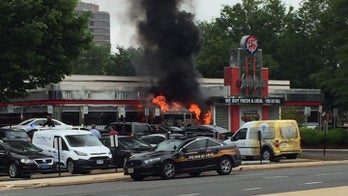 Hummer slams into Va. restaurant, sparking fire