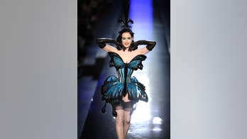 Dita Von Teese Stuns in Jean Paul Gaultier Lingerie