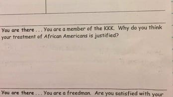 Teacher who asked students to justify KKK is suspended