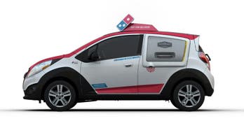 Domino's unveils custom pizza delivery car