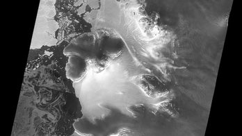 Mysterious upside-down canyon revealed on underside of Antarctic ice