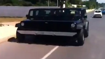 Double-wide Jeep Wrangler owns the road