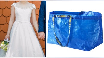 Bride’s Ikea bag hack for using bathroom on wedding day declared ‘genius’