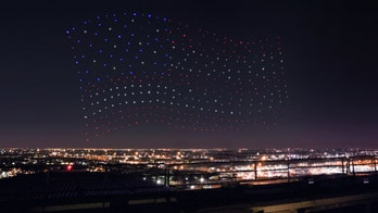 How drones lit up the sky in Lady Gaga's Super Bowl halftime show