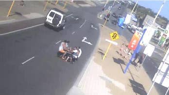 Police searching for mates driving a motorized picnic table