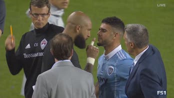 Watch Tim Howard and Dom Dwyer get into heated argument after Kansas City beats Colorado