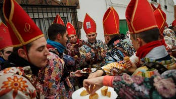 What the devil? Spaniards clang bells in religious festival