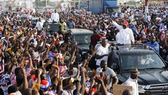 Ghana's new president, vice president sworn into office