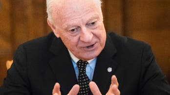 The Latest: UN calls for aid convoys ahead of Syria talks