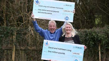 British couple win a million in EuroMillions for second time