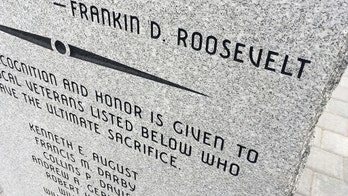 New Connecticut veterans memorial misspells president's name