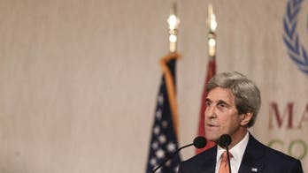 The Latest: Kerry: Not fighting climate change is a betrayal
