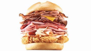 Arby's giant 'Meat Mountain' sandwich now comes with a fish filet