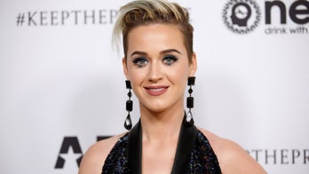 Katy Perry gets stuck suspended above her crowd during a concert