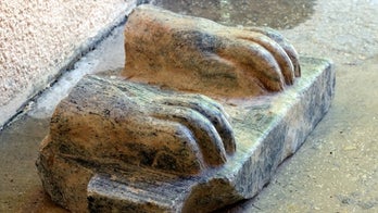 Pharaoh's sphinx paws found in Israel