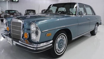 Act now! Elvis Presley's big blue Mercedes-Benz is on sale