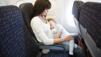 How to stop a baby from crying on a plane