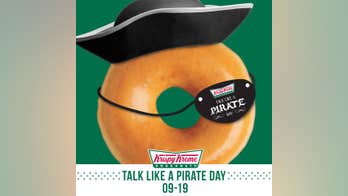 Talk like a pirate, get free Krispy Kreme doughnuts today