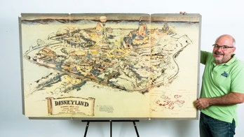 Walt Disney's original Disneyland map could sell for $1 million