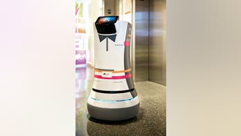 No towels in your hotel bathroom? Just call the robot butler