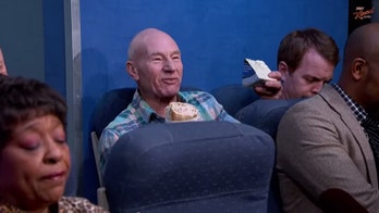 Sir Patrick Stewart re-enacts most annoying airline passengers