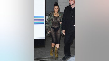 Kim Kardashian wears completely see-through dress