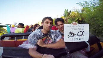 Two friends attempt record by riding Universal's ‘Jurassic Park’ for 12 straight hours