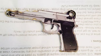 Gun-shaped house key almost ruins couple's cruise trip