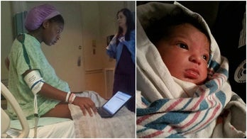 Determined Georgia mom, 21, finishes college exam while in labor