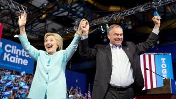 The Latest: Kaine, wife attend Catholic mass in Richmond